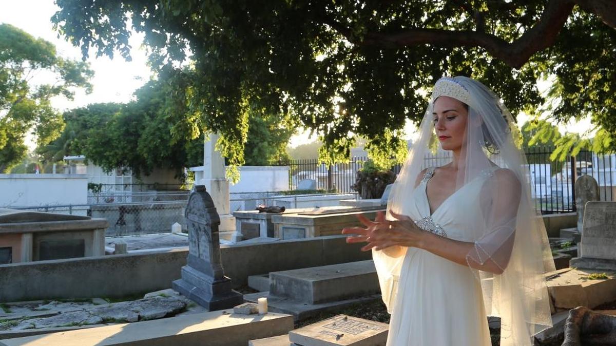 Amber Good portrays Elena Milagro Hoyos in the musical “Undying Love,” which premieres in Key West on Feb. 14