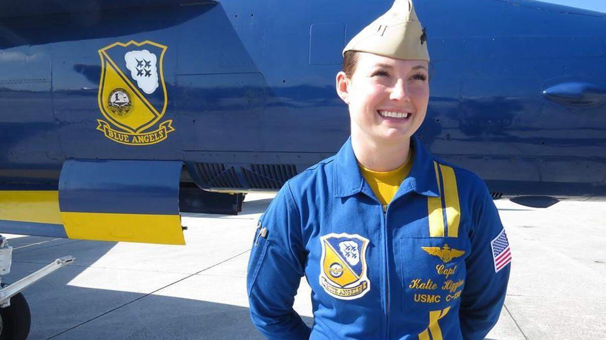 Capt. Katie Higgins, a U.S. Marine, arrived this week at Naval Air Station Key West, to pilot the C-130 Hercules known as Fat Albert. Higgins is the first woman selected for the Blue Angels in its 70-year history.