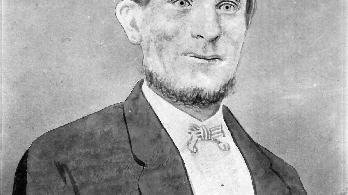 A sketch of Captain Ben Baker. (Contributed image courtesy of the Upper Keys Historical Trust)