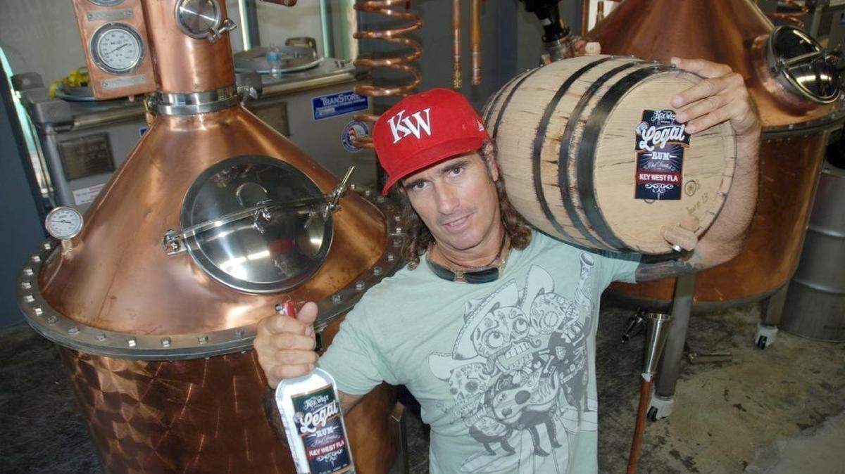 Kiteboarder and chef Paul Menta is opening the first legal rum distillery in Key West.