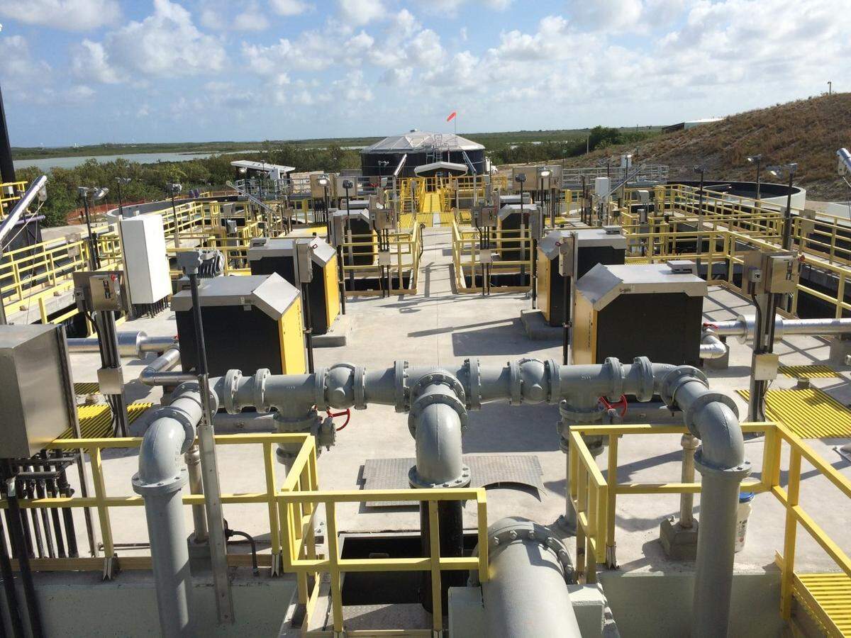 This is the Cudjoe Key sewer treatment plant.