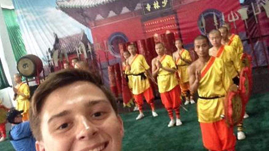 Gavin Willis shows part of his trip last year to China. This year, it's South Africa.