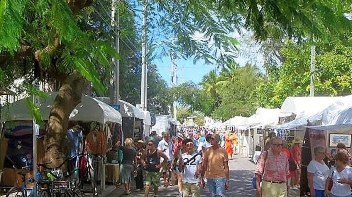 Thousands of people are expected at the craft show over the course of the weekend.