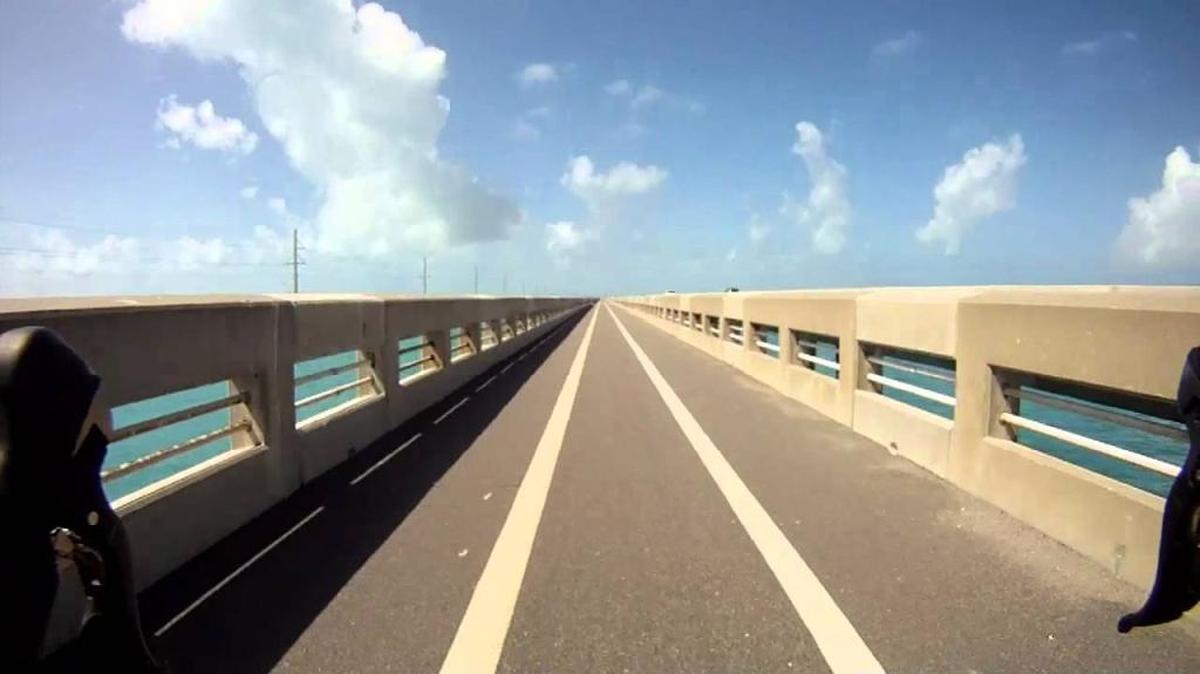 The Long Key Bridge is near Marathon in the Upper Keys.