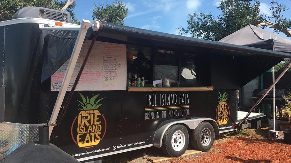 Irie Island Eats, mile marker 49.5 bayside, is one of two food trucks serving food in Marathon.