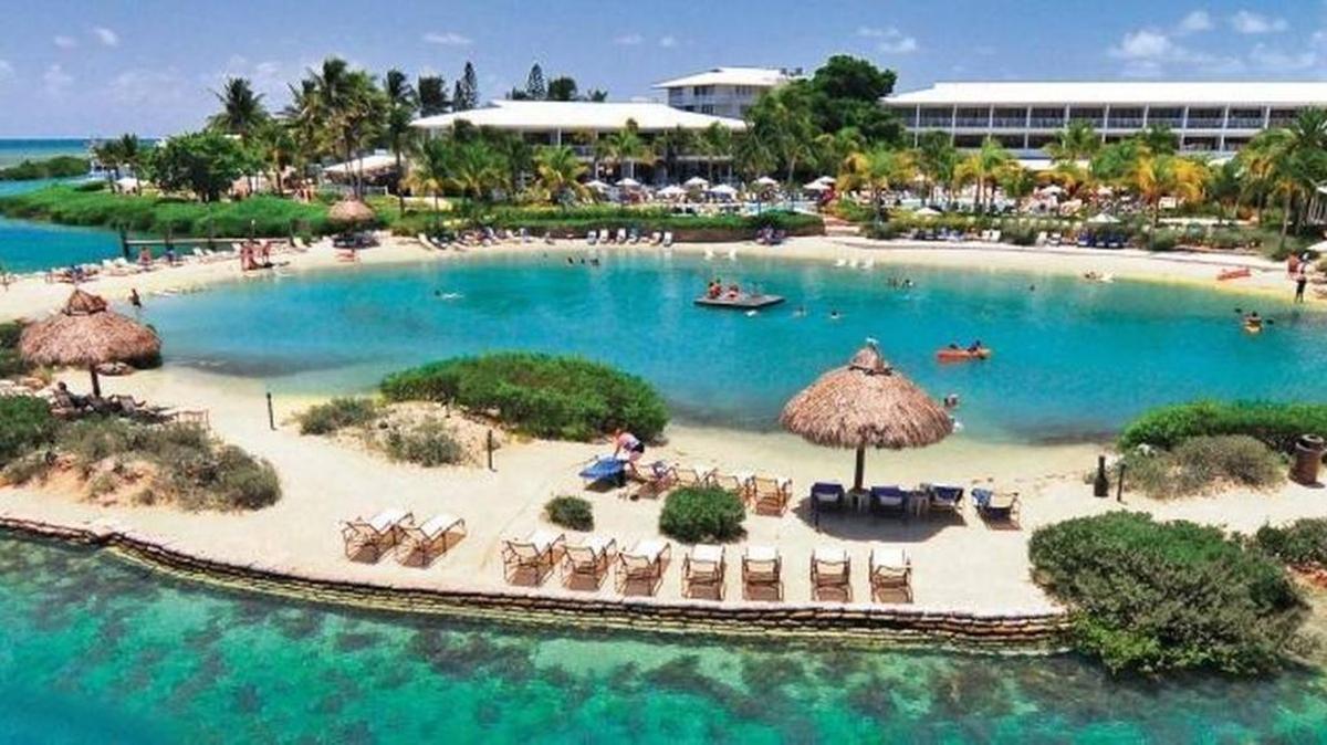 This is Hawks Cay Resort on Duck Key. The resort suffered extensive damage from Hurricane Irma and will have a ‘soft’ opening next week.