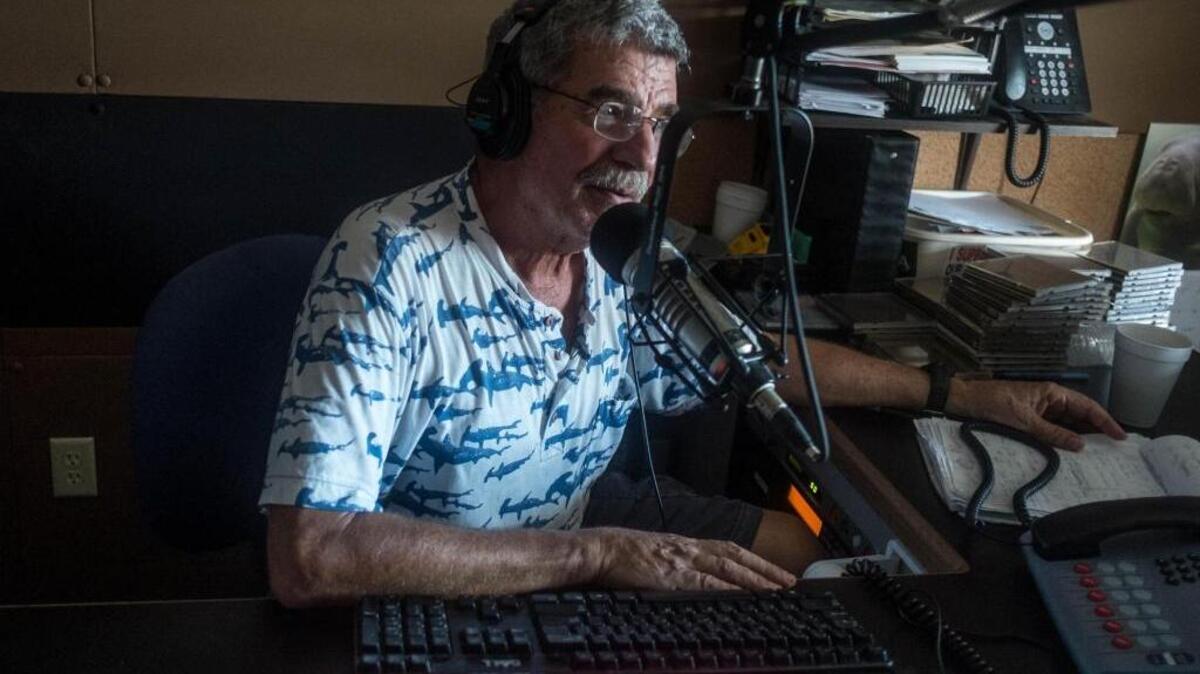 Bill Becker, the veteran broadcaster at US1 Radio in the Florida Keys, and his team stayed on the air throughout Hurricane Irma.