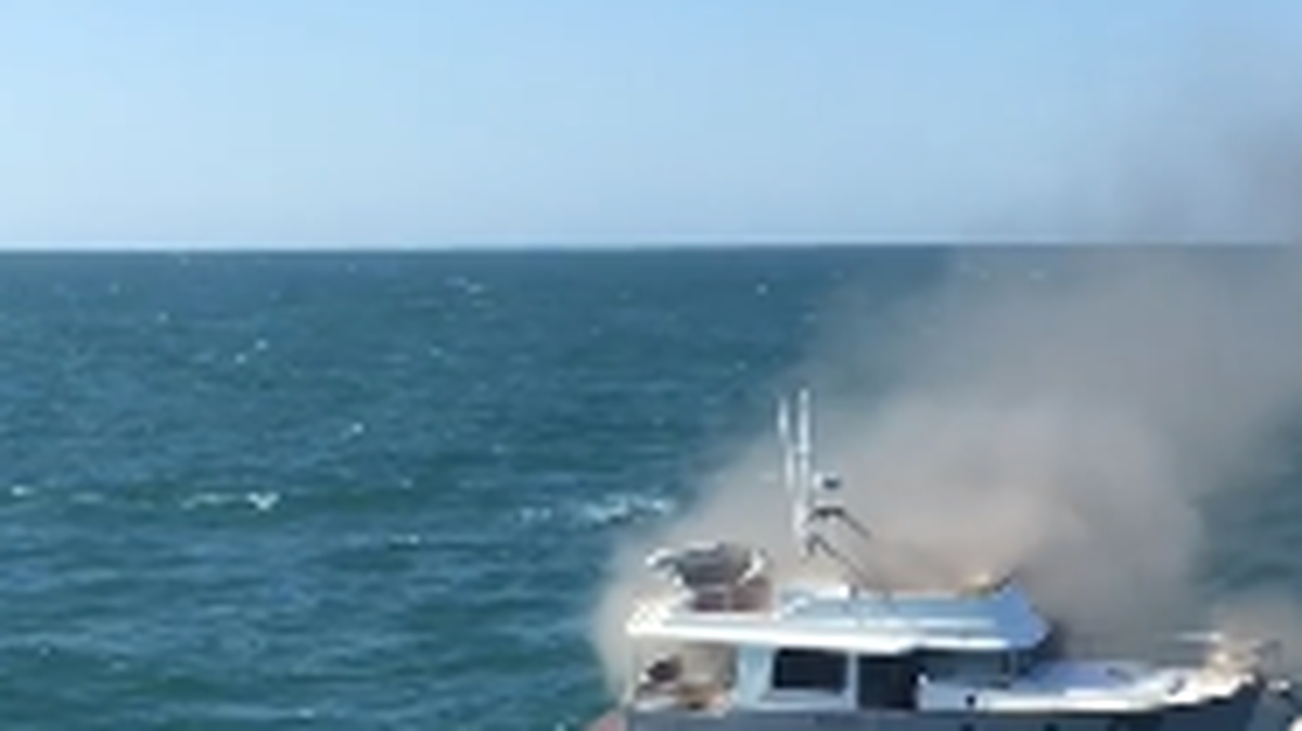 A family of three was rescued Monday by Key West Ferry Express crew members.