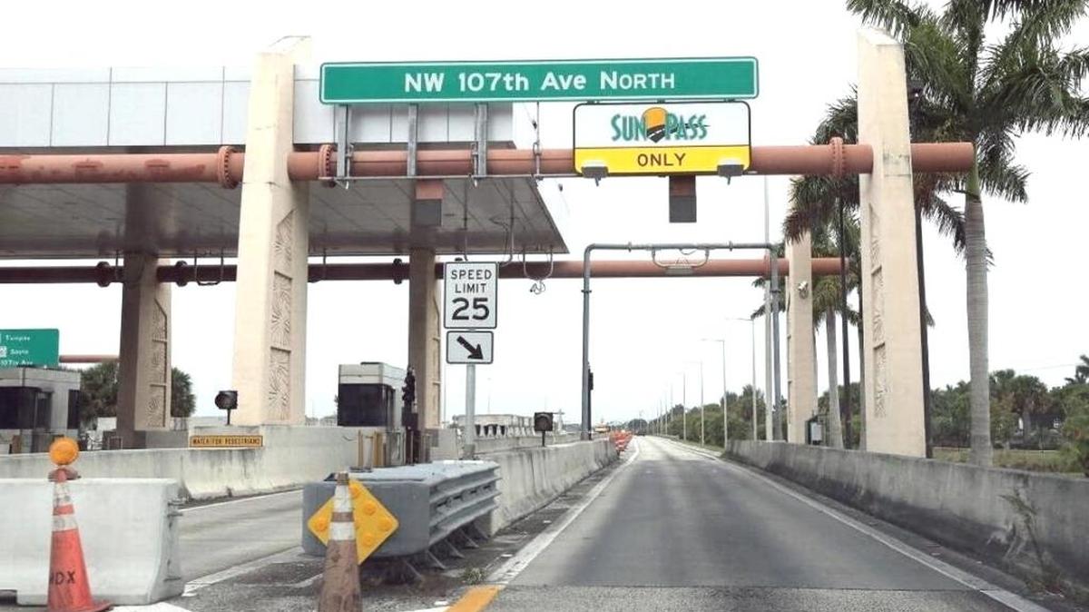 Could entering the Florida Keys mean passing through an automatic tolling station like this one in Miami-Dade County? The Florida Department of Transportation says no, but Monroe County may want to find out.