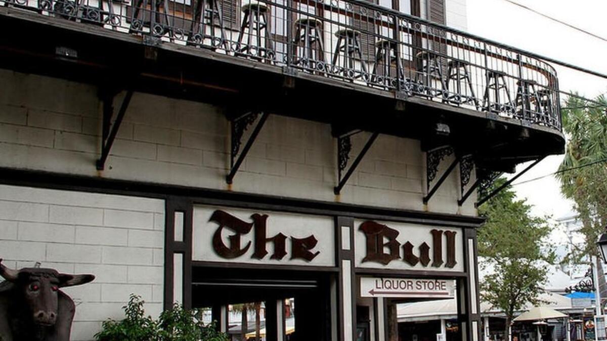 The Bull and Whistle bar on Duval Street.