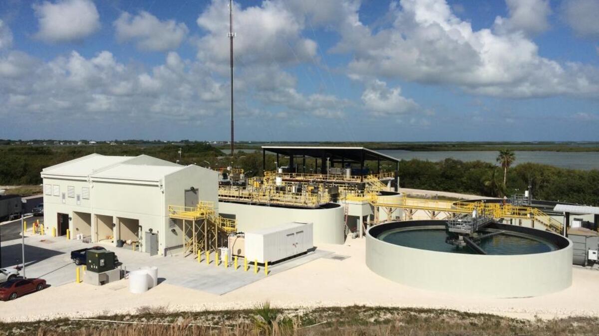 The treatment plant for the Cudjoe Regional Wastewater System, now in operation, means more wastewater customers for the Florida Keys Aqueduct Authority. The utility has declared a rate cut for many areas.