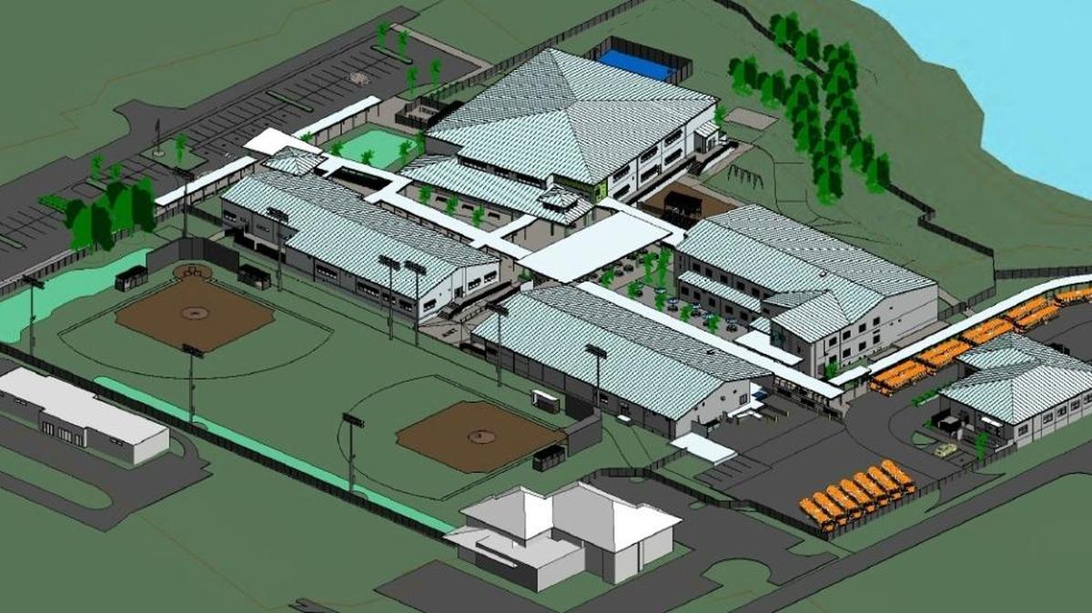 This is a design sketch of what Stanley Switlik Elementary School in Marathon will look like when construction is done, schools officials say.