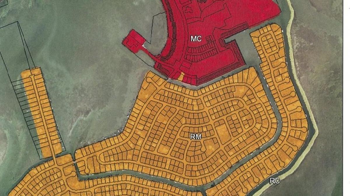 A Monroe County Planning Department map shows the Duck Key canal system.