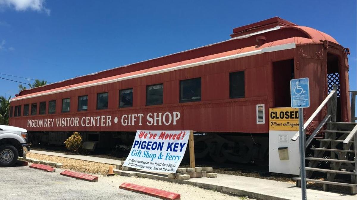 This 86-ton, 82-foot-long train car that has housed the Pigeon Key Visitor Center on Knights Key is getting a new home on U.S. 1 in front of the Crane Point Museum and Nature Center, mile marker 50 bayside in the coming month.