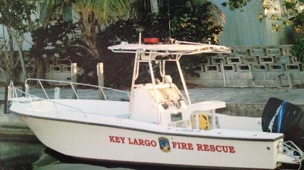 Rob Bleser, captain of the Key Largo Volunteer Fire Department’s dive team, which the department now says doesn’t exist, wants the Mako center console he donated back.