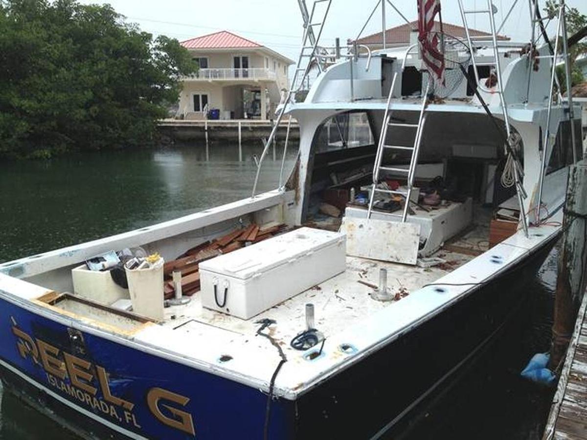 The Reel G charter boat belonged to Adrian Demblans, who pleaded guilty to accessory after the fact in the Oct. 15, 2015, murders of Carlos Ortiz and Tara Rosado in the Florida Keys.