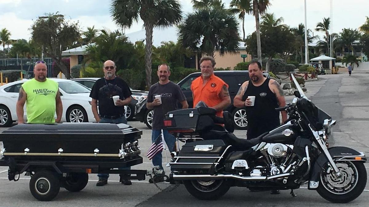 Rob Foxx’s friends brought his ashes from Connecticut to Key West, which he had always wanted to visit. Foxx died March 3, 2016, of cancer. He was paralyzed from the waist down since age 18.