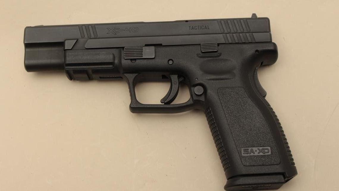 This Springfield Armory XD .40-caliber handgun is similar to the type used in the dog shooting death.