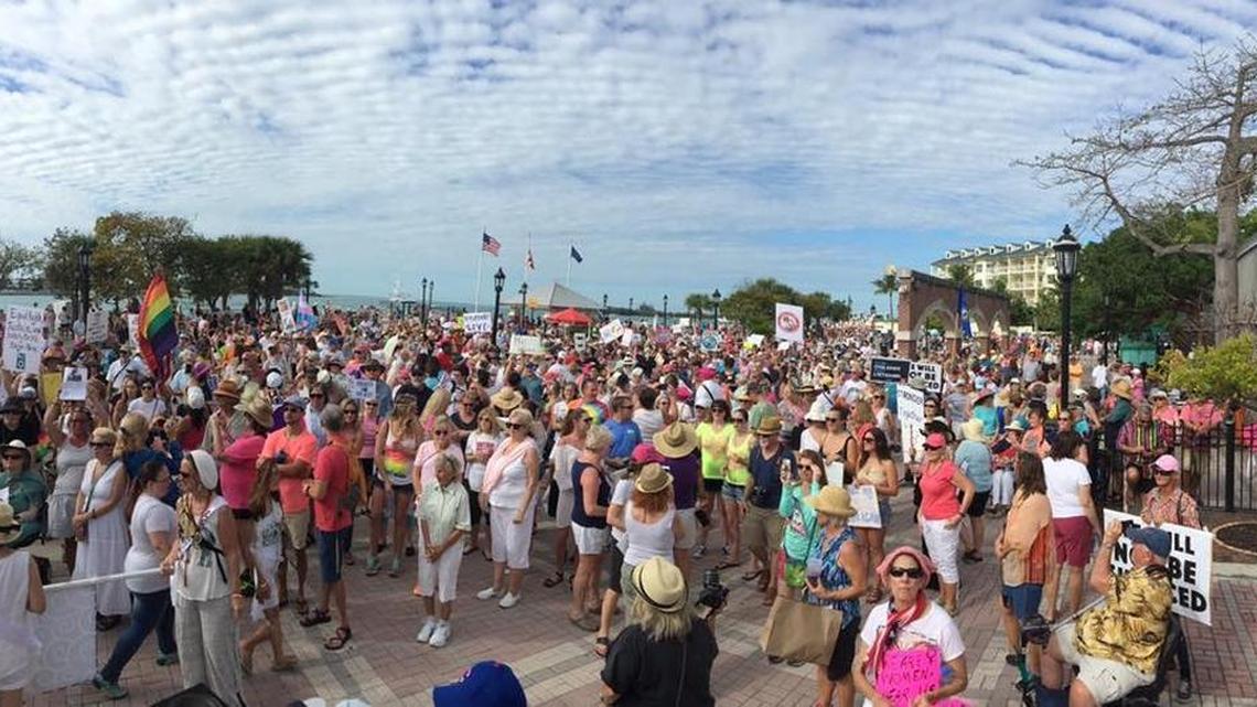 Key West police estimated Saturday’s March on Duval crowd at between 3,000 to 3,500 people.