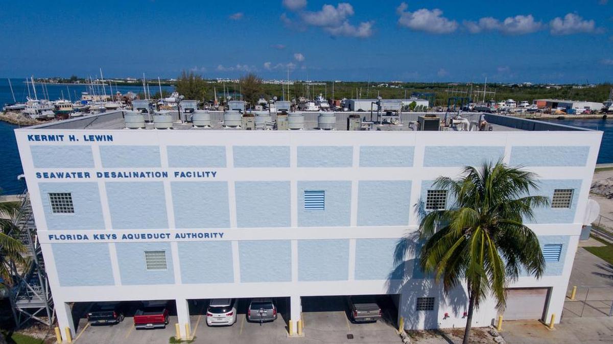 The FKAA has had this reverse osmosis plant on Stock Island since 1967.